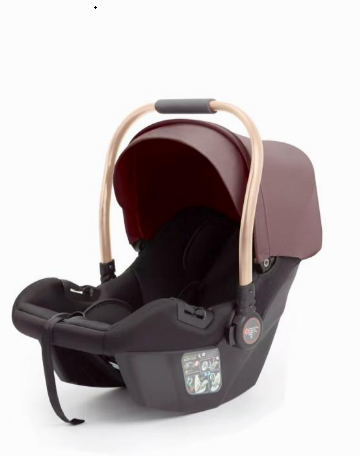 Carucior 3 in 1, cu Suspensii, Geanta Termica Pentru Accesorii si Salteluta, Landou reversibil, Cadru aluminiu, Mov