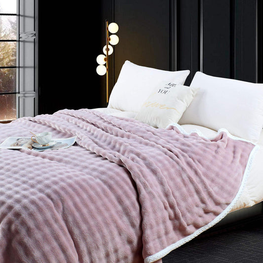 Patura Pufoasa Cocolino Premium, 200x230cm, Lila-P9120