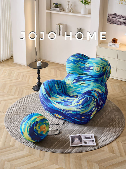 Fotoliu Premium Bearly cu Susținere Ergonomică, Aqua Marine-C9016