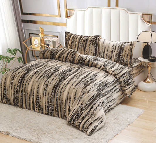 Lenjerie Cocolino 4 Piese, cu Elastic, Animal Print-D8625