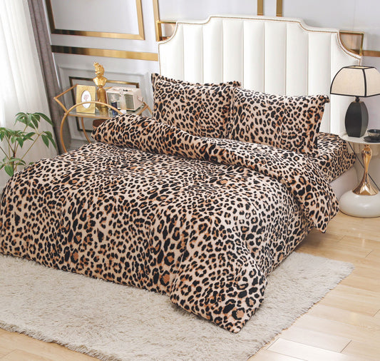 Lenjerie Cocolino 4 Piese, cu Elastic, Animal Print-D8633