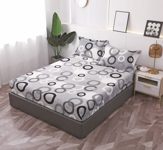 Husa Cocolino cu Elastic+2 Fete de Perna, Cercuri-D8609