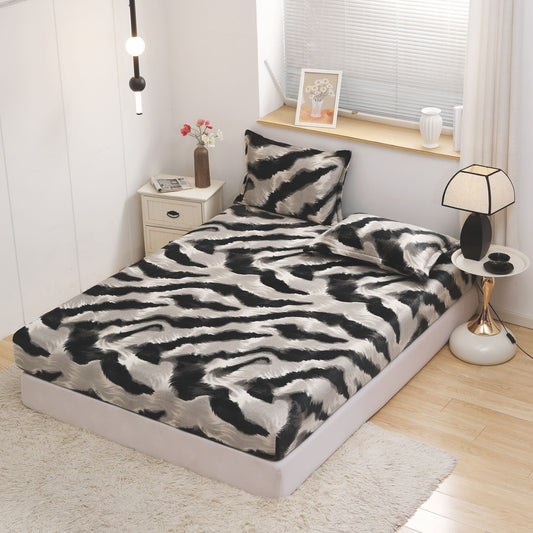 Husa Cocolino cu Elastic+2 Fete de Perna, Animal Print-D8616