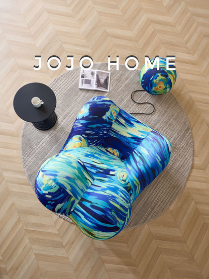 Fotoliu Premium Bearly cu Susținere Ergonomică, Aqua Marine-C9016