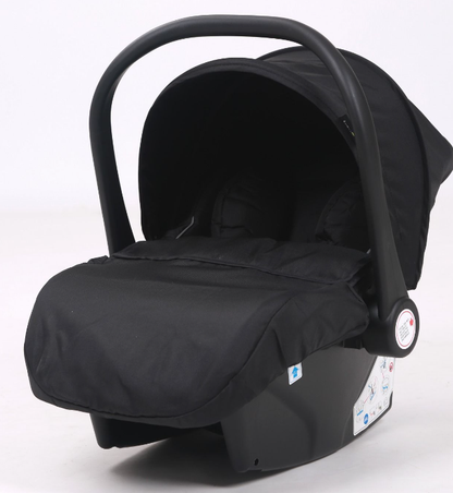Carucior 3 in 1, cu Suspensii Duble si Landou Reversibil, Element sustinere dublu, 0-36 luni, Negru