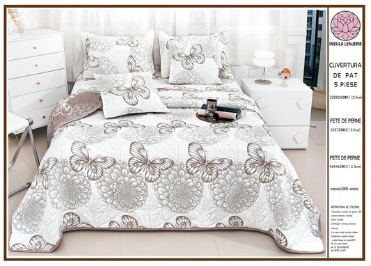 Cuvertura 5 Piese Matlasata, cu 2 Fete, din In-P6199