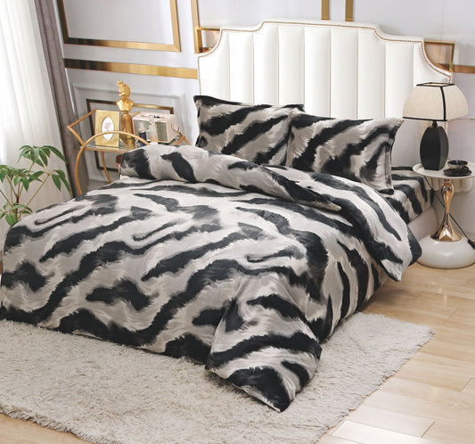 Lenjerie Cocolino 4 Piese, cu Elastic, Animal Print-D8636