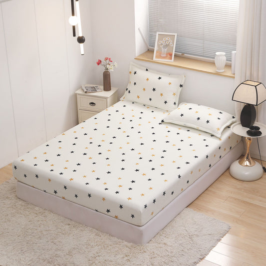Husa Cocolino cu Elastic+2 Fete de Perna, Stelute-D8614
