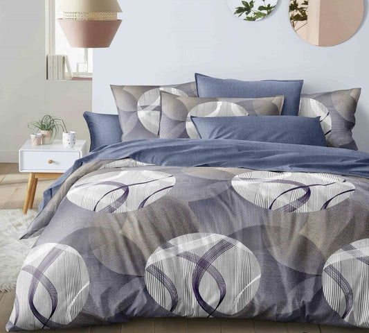 Lenjerie Pat Dublu din Finet, 6 Piese-D4891