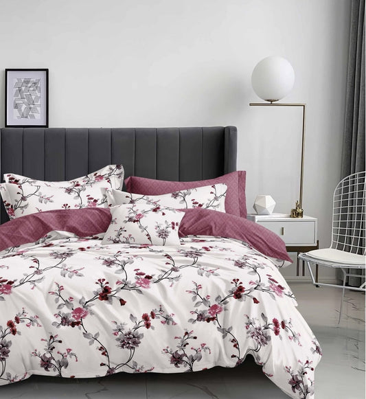 Lenjerie Pat Dublu din Finet, 6 Piese-D4914
