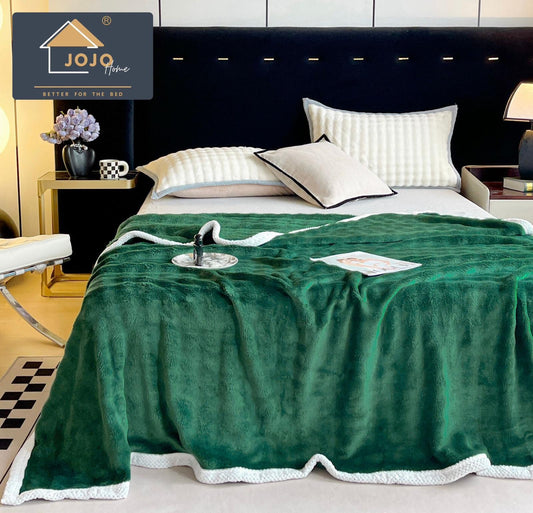 Patura Pufoasa Cocolino Premium, 200x230cm, Verde-C7132
